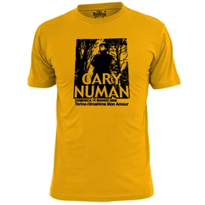 Camiseta para hombre Gary Numan Torino concierto póster sintetizador electrónico - Imagen 1 de 4