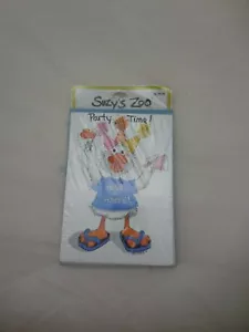 ¡Invitaciones de fiesta al zoológico de Suzy's hora de fiesta! Have A Happy! Nuevo en paquete - Imagen 1 de 3
