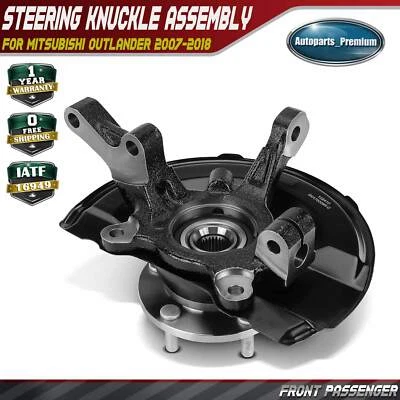 Front Right Steering Knuckle & Hub Bearing Assy for Mitsubishi Outlander 07-18 - Image 1 of 4