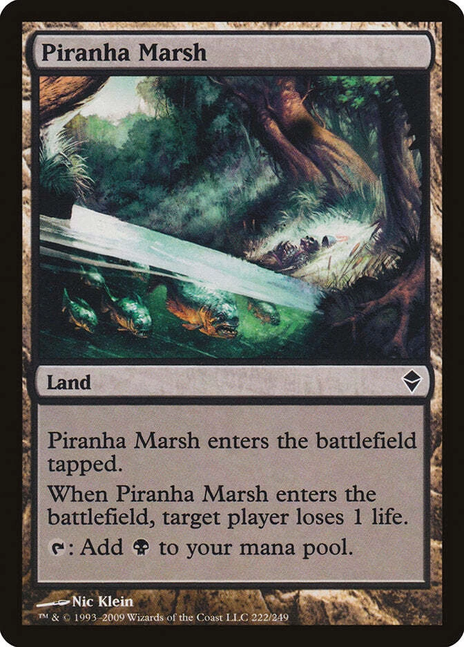 Piranha Marsh [Zendikar] Magic MTG - Image 1 of 1