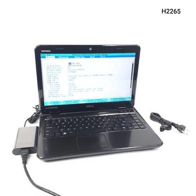 Dell Inspiron N4110 14"Laptop i5-2410M 6GB Ram 720GB HDD No OS Boots BIOS H2265 - Image 1 of 4