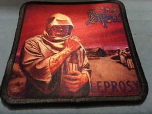 Death Leprosy Sublimated Patch 3”x3” Album Cover Rock Metal - Picture 1 of 1
