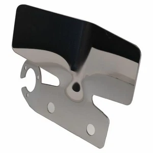Towing Electrics Socket Tow Ball Mounting Plate Bumper Protector Stainless - Picture 1 of 3
