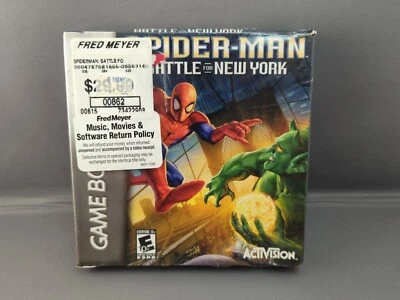 * Spider-Man Battle for New York (Nintendo Game Boy Advance GBA) Nuevo en caja Foto 1 de 4