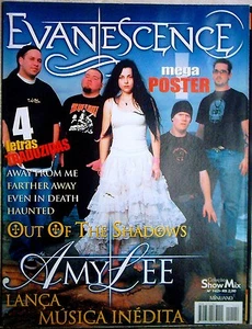 EVANESCENCE AMY LEE MAGAZINE 1 BIG POSTER BRAZIL #142 RARE PICTS 4 LYRICS NEW! - Picture 1 of 1
