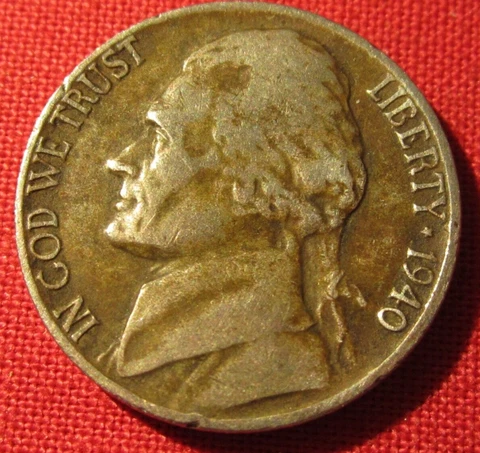 1940 D Jefferson Nickel - Circulated - Actual Coin in Photos  (2665) Cover