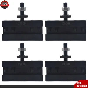 4Pcs CXA #1 250-301 Quick Change Tool Post Turning and Facing Holder For Lathe - Picture 1 of 12