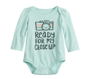 NWT Baby Girl Jumping Beans Blue Bodysuit Ready for My Close Up 18 Mos, 24 Mos - Picture 1 of 1