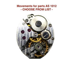 mouvement / watch movement AS 1012 - CHOOSE FROM LIST - (for parts) - Picture 1 of 48