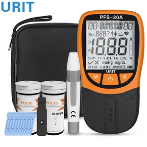 Kit Analizador de Lípidos URIT - Prueba de Colesterol 5 en 1, 20 Tiras Lan - Imagen 1 de 12