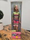Barbie Boutique Shopper Doll in A sweater dress 56431 2002 with shopping bag 