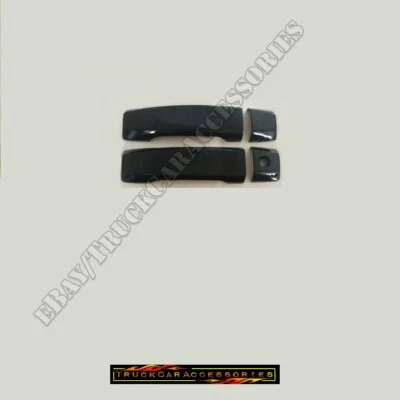 For 2004-08 09 10 11 12 13 14 15 NISSAN Titan Armada BLACK 2 Door Handle Cover - Image 1 of 2
