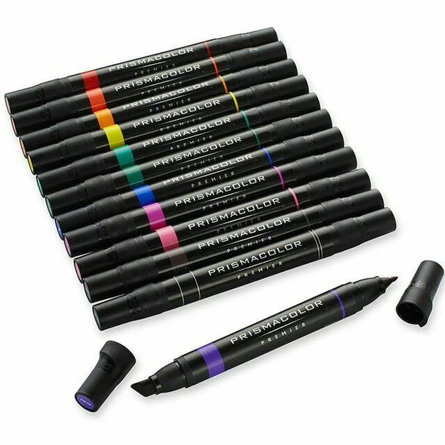 Prismacolor Art Markers Primary and Secondary Colors - 12 Count