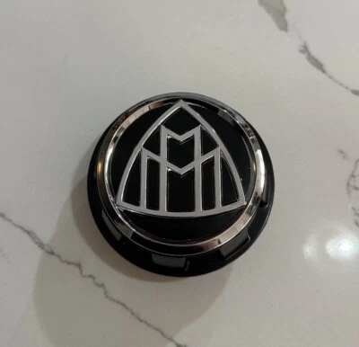 1pc Mercedes Benz Maybach C63s E63s CLS63s Black AMG Center Caps Screw On 60mm - Image 1 of 4