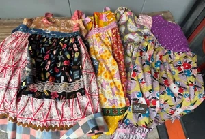 Matilda Jane Girls Size 6 Mix Print Dresses Set Of 4 With Floral & Geometric Pat - Picture 1 of 16