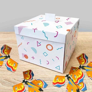 Butterfly Explosion Gift Box Flying Butterfly Gift Boxes DIY Handmade Fairy 2024 - Picture 1 of 12