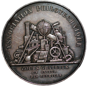 France TROISIÈME RÉPUBLIQUE Médaille de récompense Association philotechnique