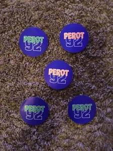 Fünf Ross Perot 1992 gummierte Aufkleber - Top Zustand, kostenloser Versand - Bild 1 von 1