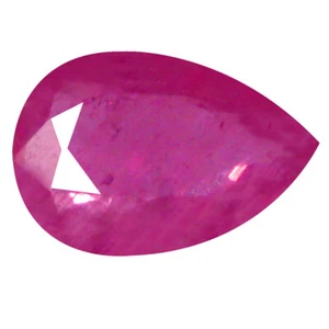 0,57 quilates resplandeciente forma de pera (7 x 4 mm) zafiro rojo rosado piedra genuina - Imagen 1 de 1