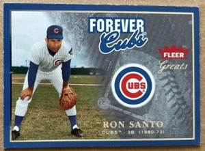 RON SANTO 2004 FLEER GREATS FOREVER CUBS #12F Ser#0056/1960 EX-MT Cond. - Picture 1 of 2
