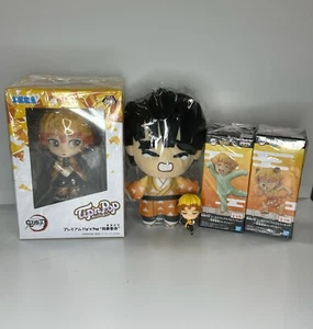 Juego de figuras muñeco de peluche Sega FuRyu Kimetsu 004 Demon Slayer Zenitsu Agatsu - Imagen 1 de 2