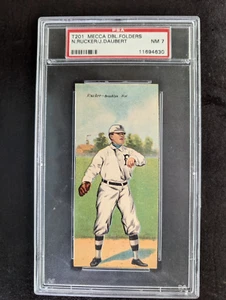 1911 T201 Mecca N. Rucker J. Daubert Brooklyn Dodgers PSA 7 - Picture 1 of 2