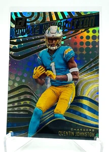 2023 Donruss Football Rookie Revolution Quentin Johnston LA Chargers RR-15 RC - Picture 1 of 6