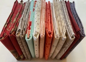 13 Moda OOP Cotton Fabric FQ French General Mill Book Shine Bunny Hill Miss Kate - Picture 1 of 17