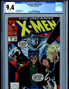 X-Men #245 CGC 9.4 NM 1989 Marvel Amricons K72 - Picture 1 of 4