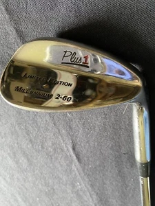 Plus 1 Limited Edition Millennium 2-60° Lob Wedge steel shaft RH Playable Grip - Picture 1 of 5
