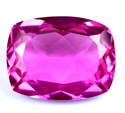 Flawless 89.85 Ct Natural Mogok Pink Ruby Cushion Certified GIGANTIC Gemstone - Image 1 of 4