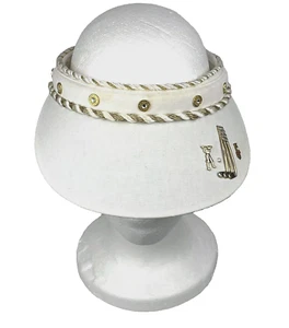 Sombrero de golf visera para mujer dorado encanto golf Dixie J Designs El Centro CA - Imagen 1 de 6