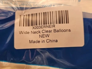 25 Pieces 24 Inch Clear Wide Neck balloons - Picture 1 of 4