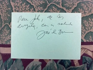 Jose Luis Borau - Cazadores furtivos - Leo - La Sabina - Hay que matar a B. - Autografiado - Imagen 1 de 2