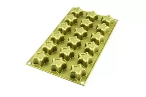 Muffinform Mini Stern Silikon Weihnachten Backform Backen Komet - Bild 1 von 2