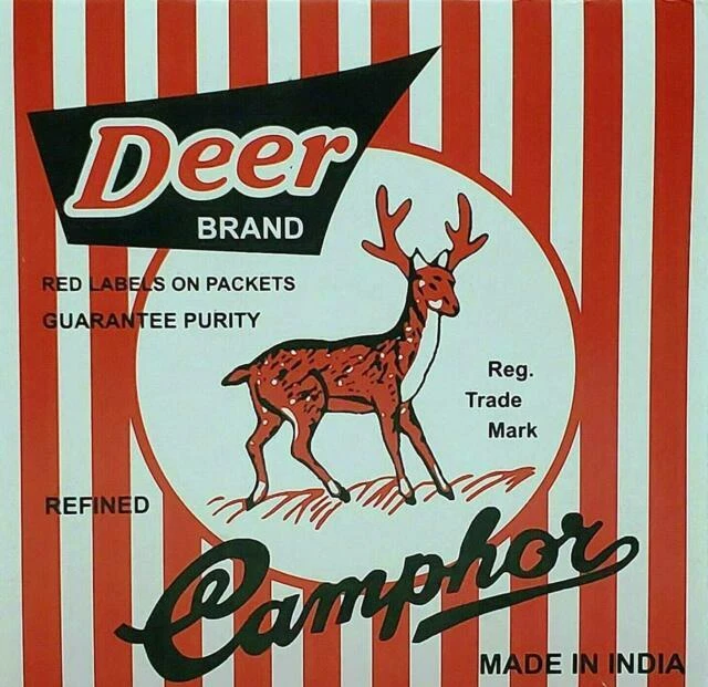 Deer Camphor Refined Camphor - 16 Blocks - 64 Tablets