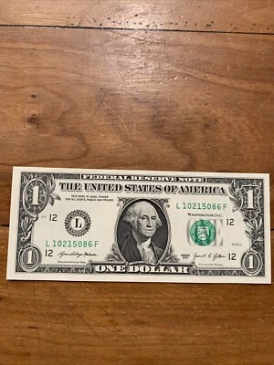 August 15 2016 Birthday/Anniversary 💵 One Dollar Note 10215086 - Image 1 of 4