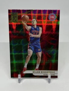2023-24 Donruss Elite Bojan Bogdanovic #30 Hyper Red and Green International - Picture 1 of 2
