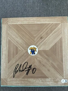 ROB DILLINGHAM SIGNED KENTUCKY WILDCATS LOGO PARQUET FLOOR BECKETT BAS - Picture 1 of 3