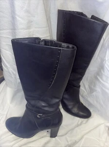 boots women 7.5 leather work - Picture 1 of 8