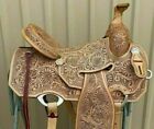 Western/ Roper Pleasure Trail Co Reining hand carved Saddle 16" All Sizes