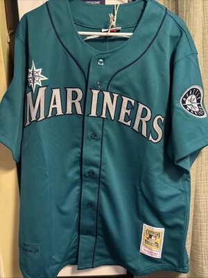 1995 Mitchell  & Ness Seattle Mariners Ken Griffey Jr Jersey Size 48 - Image 1 of 4
