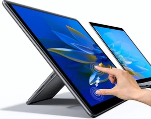 Y Portable Monitor Freestanding Touchscreen, 15.6''FHD 1080P IPS Screen - Picture 1 of 7
