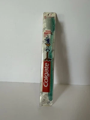Vintage Colgate Kids Blue Toothbrush Featuring Looney Tunes Road Runner - Image 1 of 4