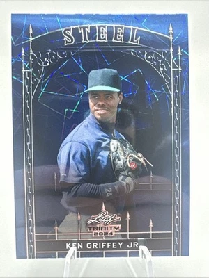 Ken Griffey Jr #5-99 ACERO Azul Lazer/99 2024 Hoja Trinidad Béisbol Foto 1 de 3