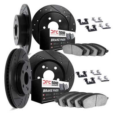 For Pontiac Grand Prix 88-93 Brake Kit DFC PRO-KIT 5000+ Drilled & Slotted Front Foto 1 de 2