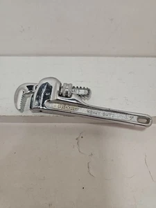 6" RIDGID USA Ridge Tool Co Elyria Ohio Pipe Wrench Chrome Finish - Picture 1 of 2