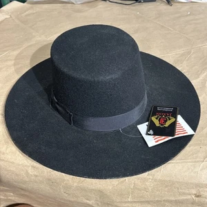 Sombreros Jaxon Hechos en EE. UU. Sombrero Bolero de Fieltro de Lana Talla Mediana Con Etiquetas Nuevo - Imagen 1 de 18