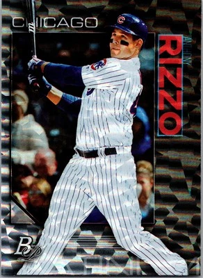 2020  Bowman Platinum Ice Anthony Rizzo 23 Chicago Cubs - Image 1 of 2
