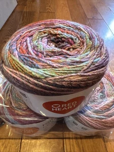 New 1 Roll Red Heart Roll With It Melange Yarn 5.29oz Hollywood - Bild 1 von 4